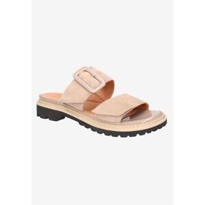 NEW L'AMOUR DES PIEDS women's dalbir leather sandal in taupe